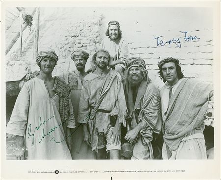 Lot #1342 Monty Python: Jones and Chapman Signed Photographs - Image 1