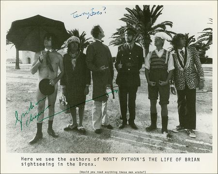 Lot #1342 Monty Python: Jones and Chapman Signed Photographs - Image 2