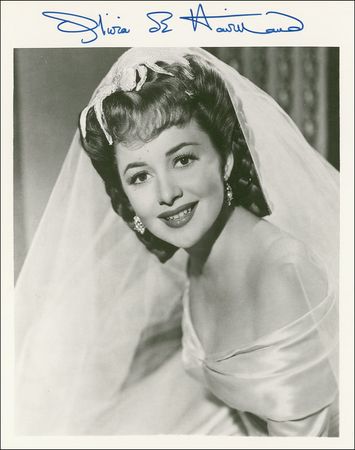 Lot #1161 Olivia de Havilland Signed Photographs - Image 2