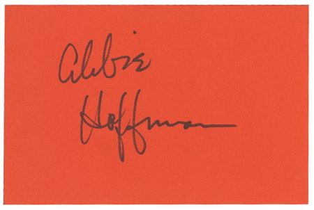 Lot #259 Abbie Hoffman Signatures - Image 1