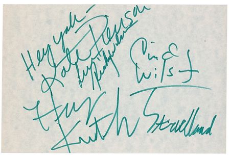 Lot #725 B-52s Signatures - Image 1