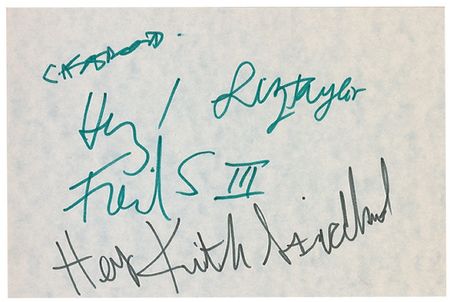 Lot #725 B-52s Signatures - Image 2