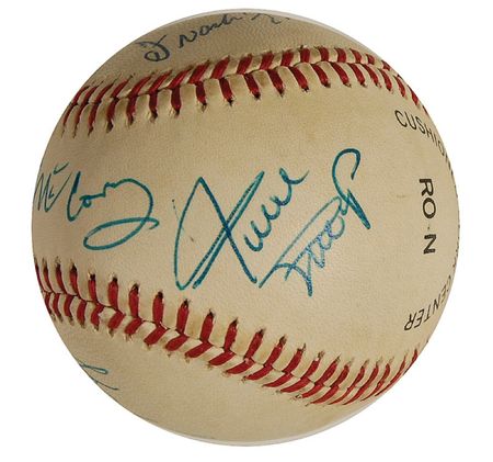 Lot #1522 Baseball: 500 Home Run Club Baseball - Image 2