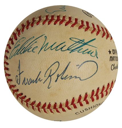 Lot #1522 Baseball: 500 Home Run Club Baseball - Image 3