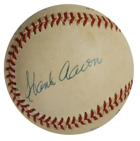 Lot #1522 Baseball: 500 Home Run Club Baseball - Image 4