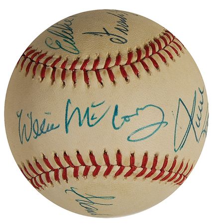 Lot #1522 Baseball: 500 Home Run Club Baseball - Image 5