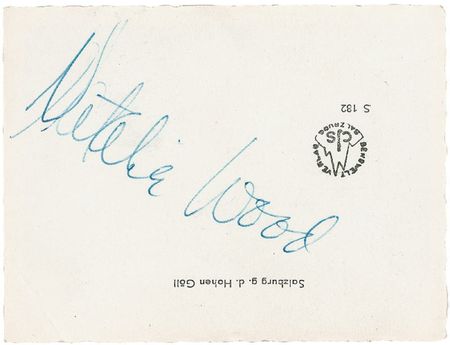 Lot #1488 Natalie Wood Signature - Image 2