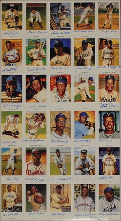 Lot #1524 Baseball: Negro League Proof Sheet - Image 1