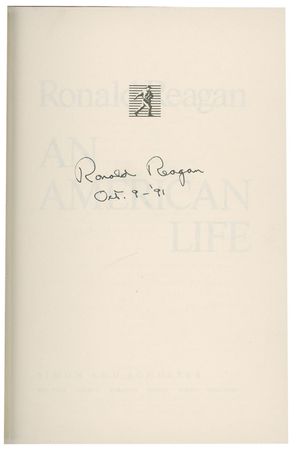 Lot #116 Ronald Reagan Book - Image 1