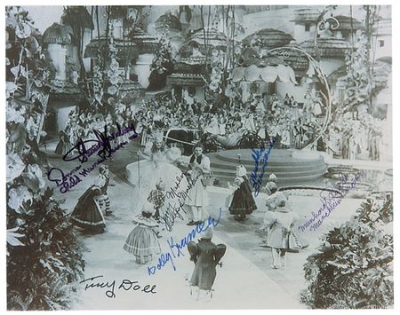 Lot #1485 Wizard of Oz: Munchkins Signed Photographs - Image 1