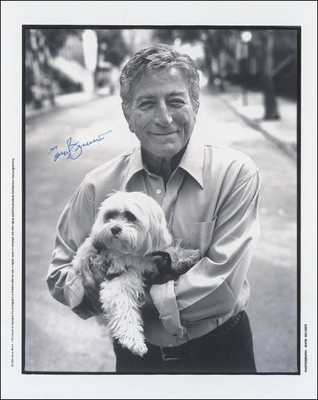 Lot #765 Tony Bennett Signed Photographs - Image 1