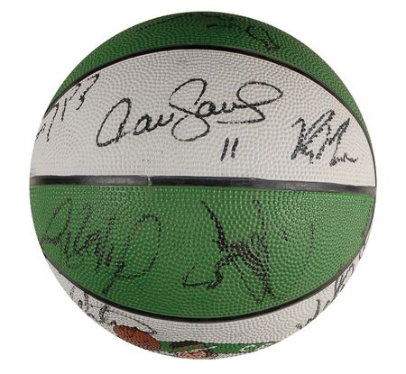 Lot #1534 Boston Celtics Basketball - Image 4