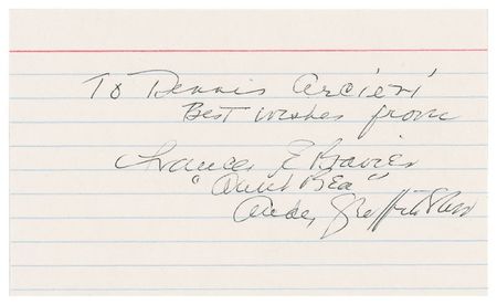 Lot #1039 Andy Griffith Show: Frances Bavier - Image 2