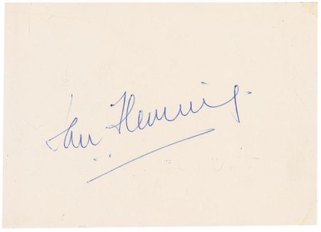 Lot #552 Ian Fleming: ?Mr. Ian Fleming (one m!) has asked me to thank you for your charming letter? - Image 1