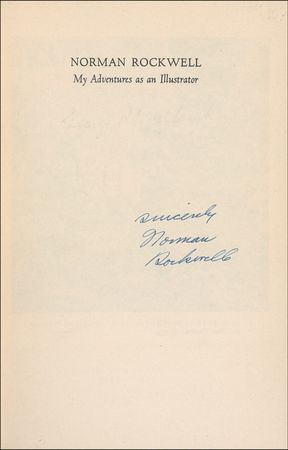 Lot #605 Norman Rockwell Book - Image 1