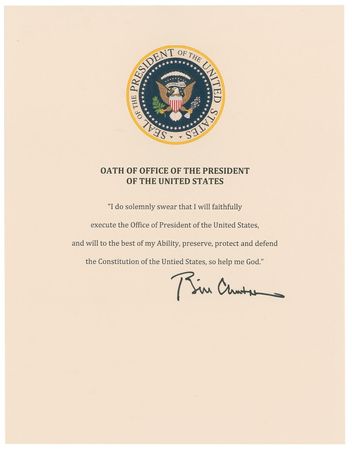 Lot #22 Bill Clinton: The Constitutionally