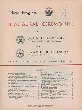 Lot #80 John F. Kennedy Program - Image 1