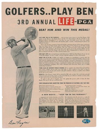 Lot #1600 Ben Hogan Magazine Pages - Image 1