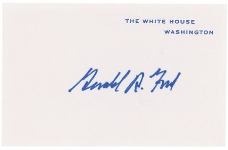 Lot #41 Gerald Ford and Spiro Agnew - Image 2