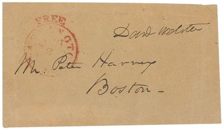 Lot #194 Henry Clay and Daniel Webster Free Franks - Image 2