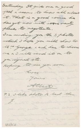 Lot #270 King George VI: Scarce letter from the ?reluctant king? penned from Windsor Castle - Image 2