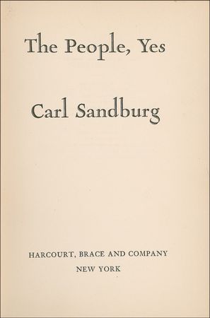 Lot #617 Carl Sandburg Book - Image 2