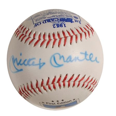 Lot #1647 Mickey Mantle Baseball - Image 1