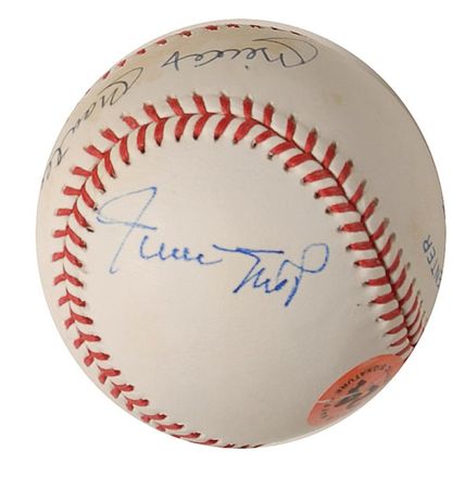 Lot #1642 Mickey Mantle, Duke Snider, and Willie Mays Baseball - Image 3