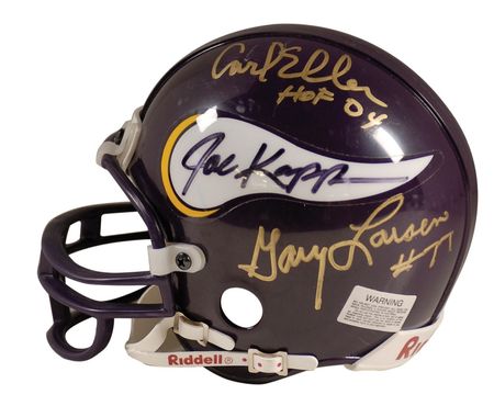 Lot #1665 Minnesota Vikings Football Helmet - Image 1
