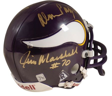 Lot #1665 Minnesota Vikings Football Helmet - Image 2