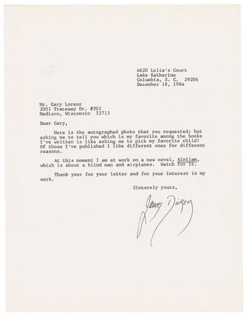 Lot #542 James Dickey - Image 2