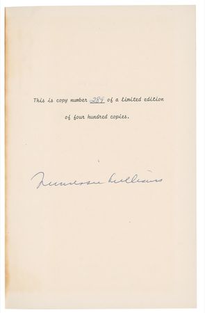 Lot #648 Tennessee Williams Book - Image 1