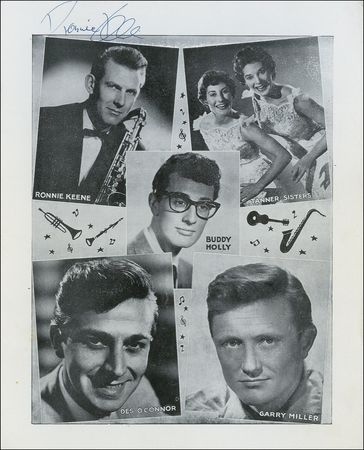 Lot #844 Buddy Holly: Coveted Holly signature from the trailblazer’s last year in rock - Image 2