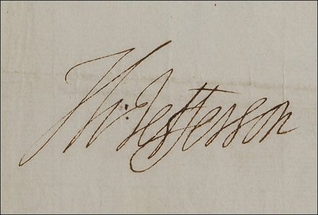 Lot #67 Thomas Jefferson and James Madison: Exceptional four-language ship?s papers bearing a particularly robust Jefferson signature - Image 2