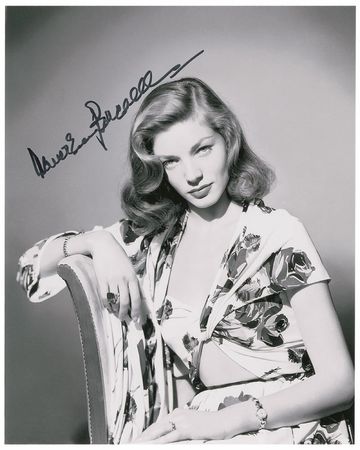 Lot #1058 Lauren Bacall Signed Photographs - Image 1