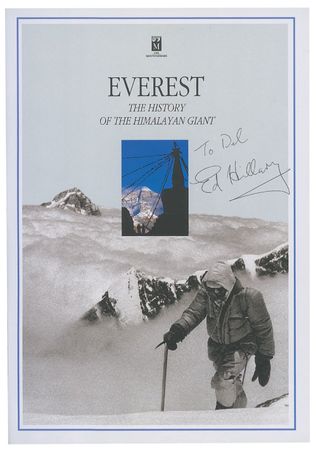 Lot #258 Edmund Hillary Book - Image 1