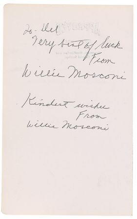 Lot #1670 Willie Mosconi - Image 1