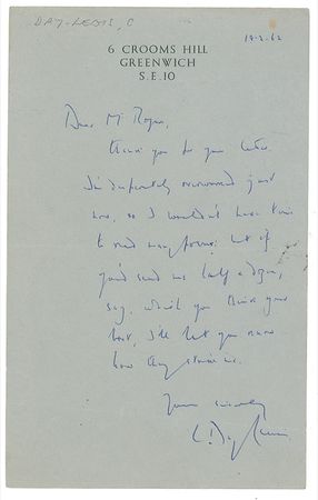 Lot #538 Cecil Day-Lewis - Image 1