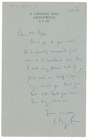 Lot #538 Cecil Day-Lewis - Image 2