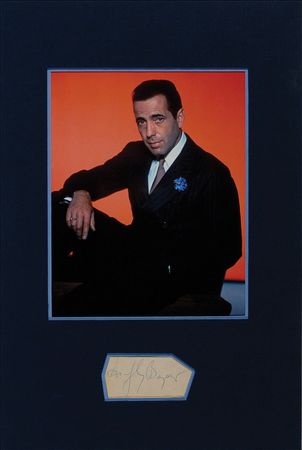 Lot #1088 Humphrey Bogart Signature - Image 1
