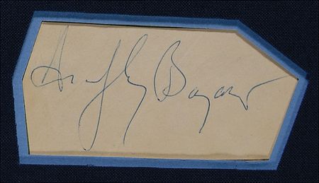 Lot #1088 Humphrey Bogart Signature - Image 2