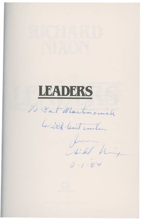 Lot #101 Richard Nixon Book - Image 1