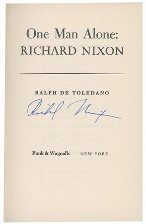 Lot #103 Richard Nixon Book - Image 1