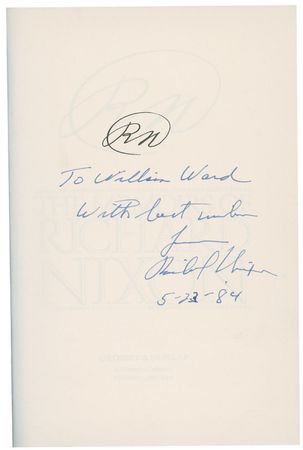 Lot #104 Richard Nixon Book - Image 1