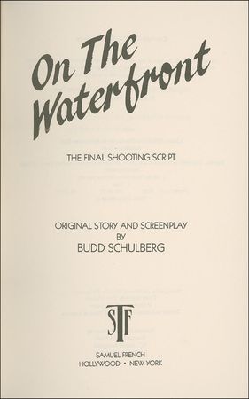 Lot #619 Budd Schulberg and Elia Kazan Book - Image 2