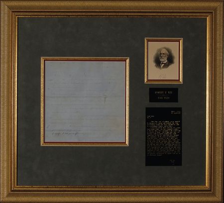 Lot #371 Robert E. Lee: Lee?s historic 1865 Farewell Address and surrender?General Order No. 9?from the grounds of Appomattox Courthouse - Image 1