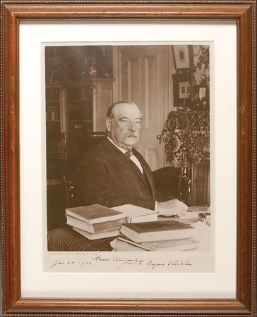 Lot #19 Grover Cleveland: Superlative oversized