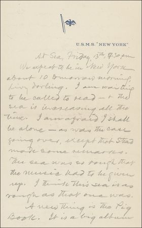 Lot #533 Samuel L. Clemens: Clemens concocts a new idea for his publishing company, ?the Pig Book,? shortly before declaring bankruptcy - Image 1