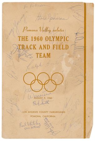 Lot #1685 Olympics: 1960 Track and Field Program - Image 1
