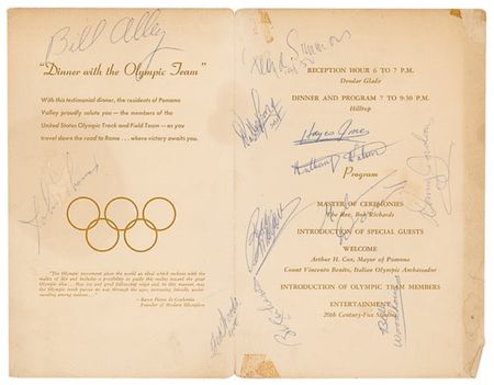 Lot #1685 Olympics: 1960 Track and Field Program - Image 2